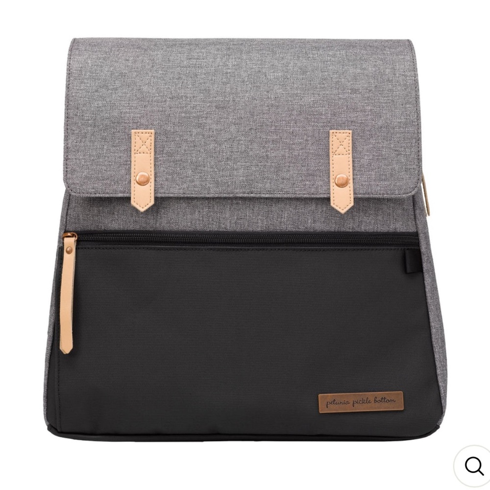 Petunia Pickle Bottom - Diaper Backpack - Gray/Black